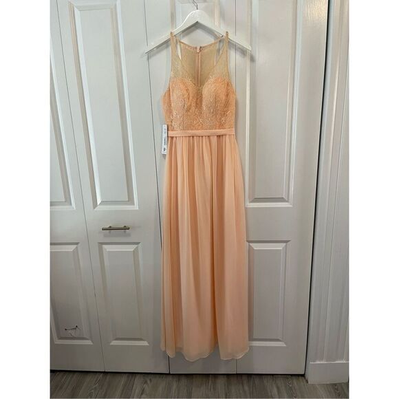 Azazie Dresses & Skirts - NWT AZAZIE Bridesmaid Gown in Peach Size S/XS